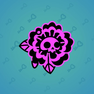 Skull Flower #13780