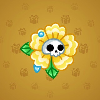 Skull Flower #10548