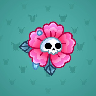 Skull Flower #9609