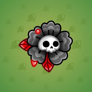 Skull Flower #11414