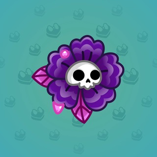 Skull Flower #16595