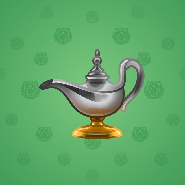 NFT-подарок Genie Lamp Gold Tarnish