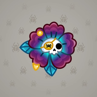 Skull Flower #2426