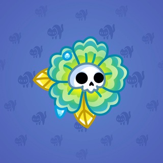 Skull Flower #3988