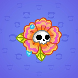 Skull Flower #11374