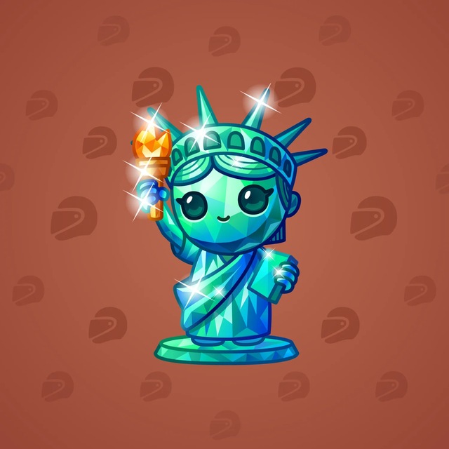 NFT-подарок Liberty Figure Aquamarine