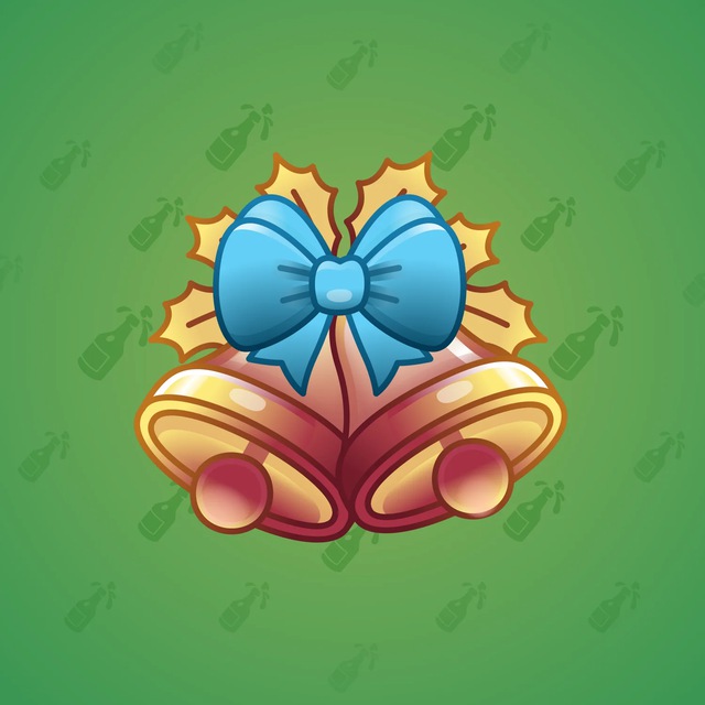 NFT-подарок Jingle Bells Blue Ribbon