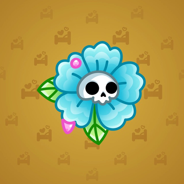 NFT-подарок Skull Flower Dewdrop