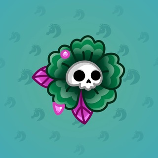 Skull Flower #15034