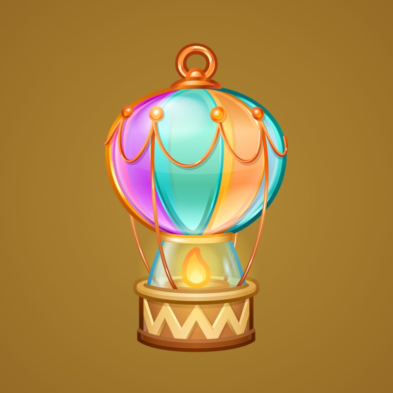 NFT-подарок Mirage Lamp Rising Flame