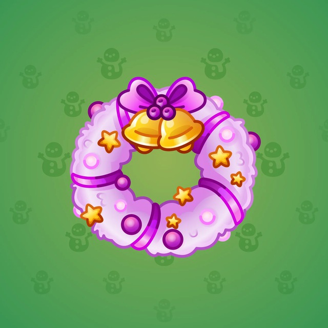 NFT-подарок Winter Wreath Berry Yogurt
