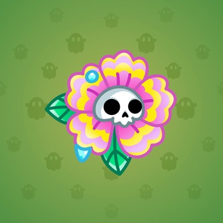 Skull Flower #14839