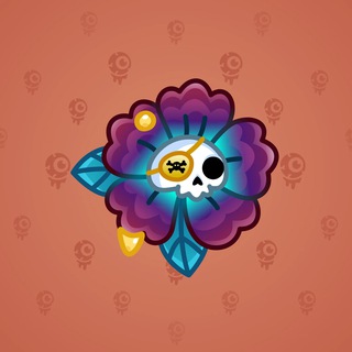Skull Flower #12296
