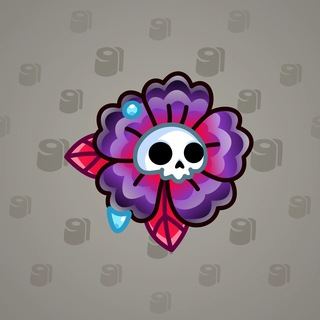 Skull Flower #17551