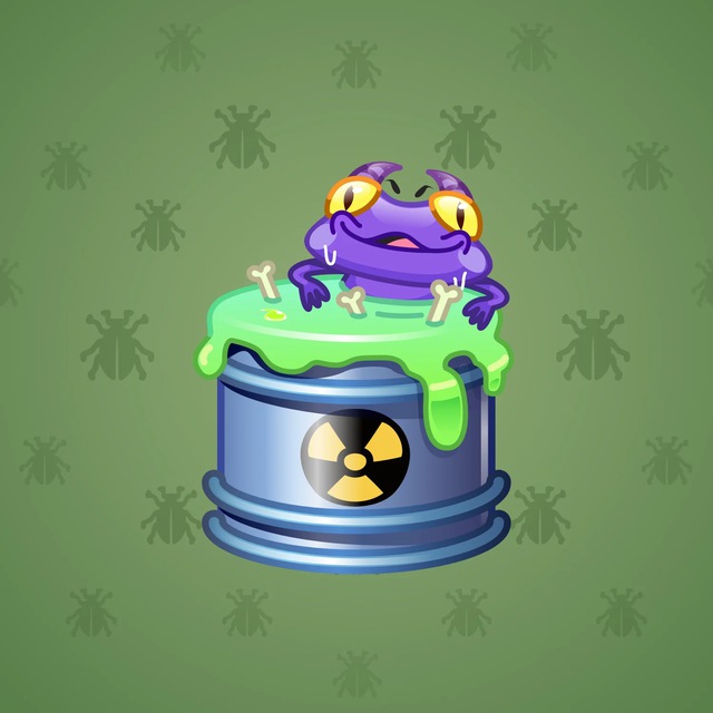 NFT-подарок Mousse Cake Toxic Frog