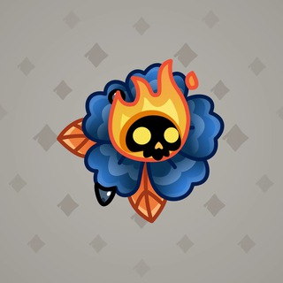 Skull Flower #17109