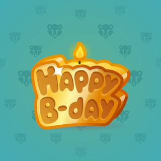 B-Day Candle #44665