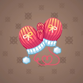 Snow Mittens #17845