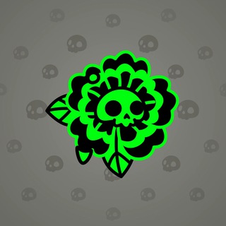 Skull Flower #6865