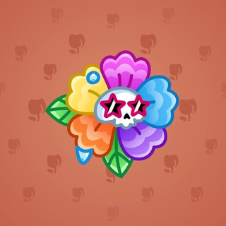 Skull Flower #12484