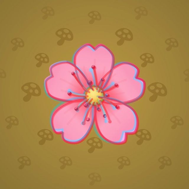 NFT-подарок Sakura Flower Glitch
