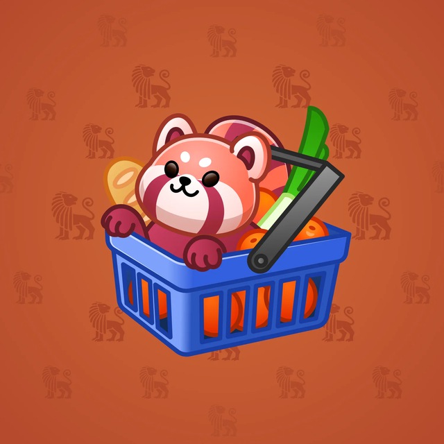 NFT-подарок Spring Basket Red Panda