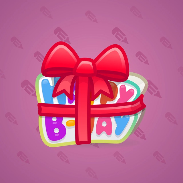 NFT-подарок B-Day Candle Red Ribbon