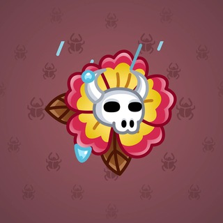 Skull Flower #7630