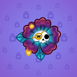 Skull Flower #10654
