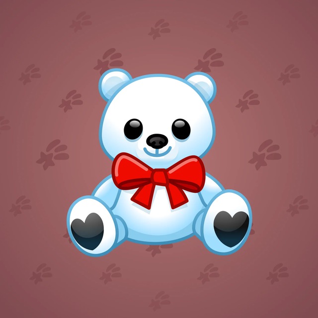 NFT-подарок Toy Bear Polar Bear