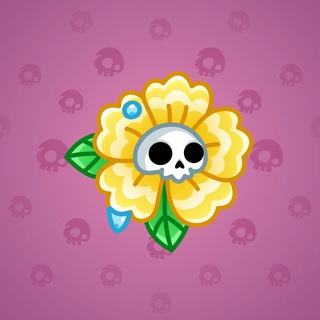 Skull Flower #3244