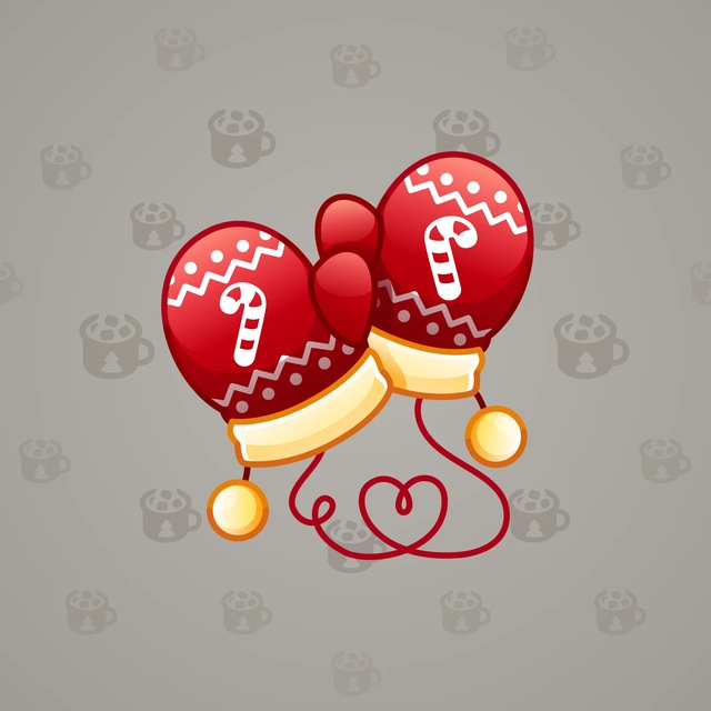 NFT-подарок Snow Mittens Candy Cane