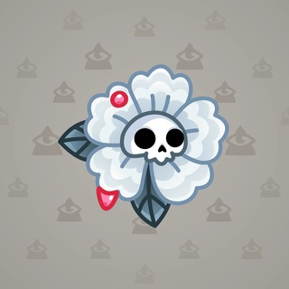 Skull Flower #8040