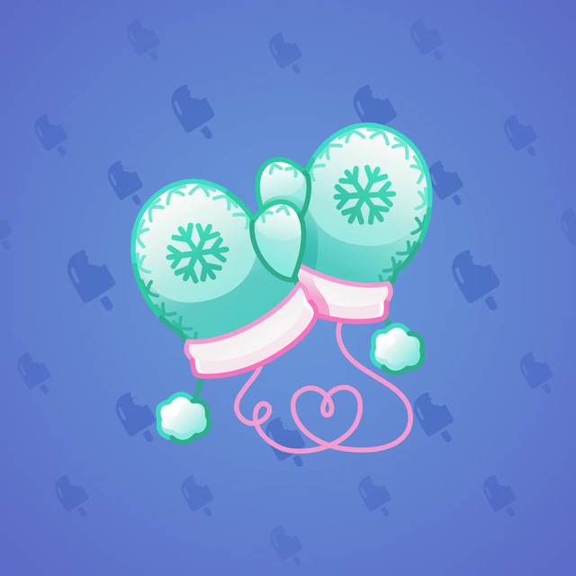 NFT-подарок Snow Mittens Seafoam