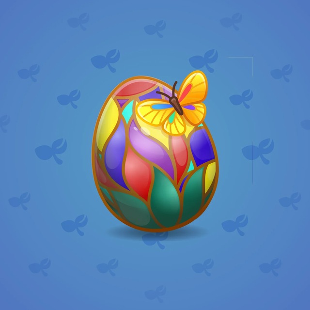 NFT-подарок Easter Egg Stained Glass