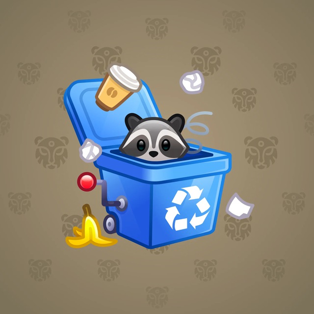 NFT-подарок Jack-in-the-Box Trash Panda