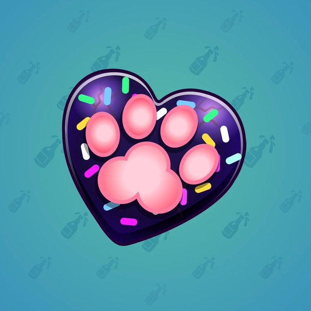 NFT-подарок Cookie Heart Dark Pawder