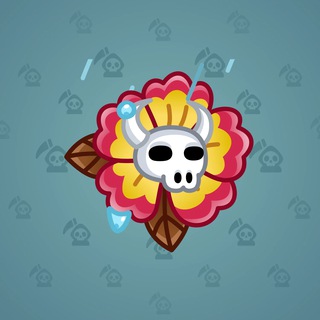 Skull Flower #8686