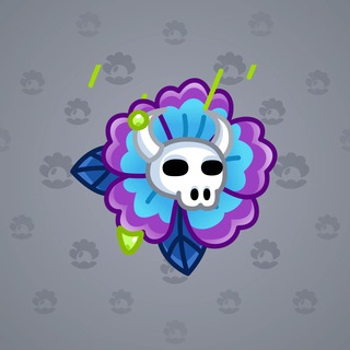 Skull Flower #13096