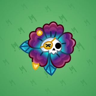 Skull Flower #8065