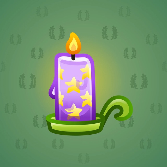 NFT-подарок Eternal Candle Gold Stars