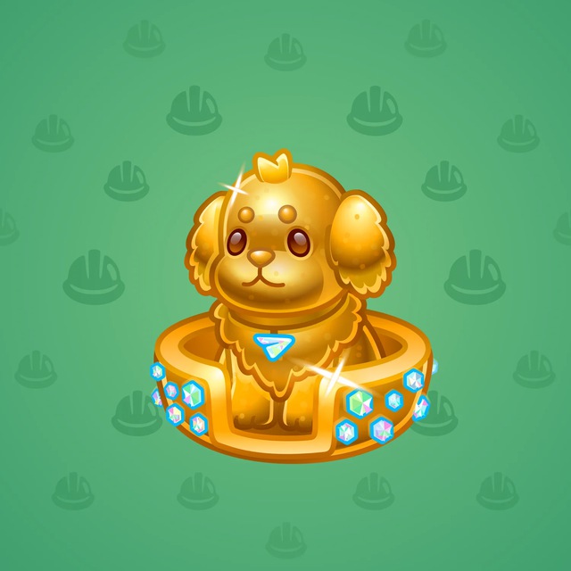 NFT-подарок Spring Basket Gold Retriever