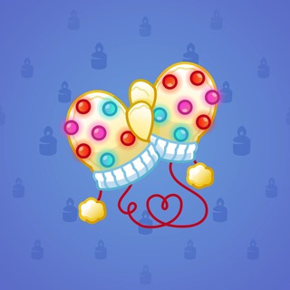 Snow Mittens #2478