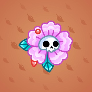 Skull Flower #13487