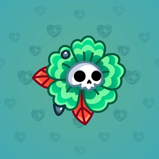 Skull Flower #5549