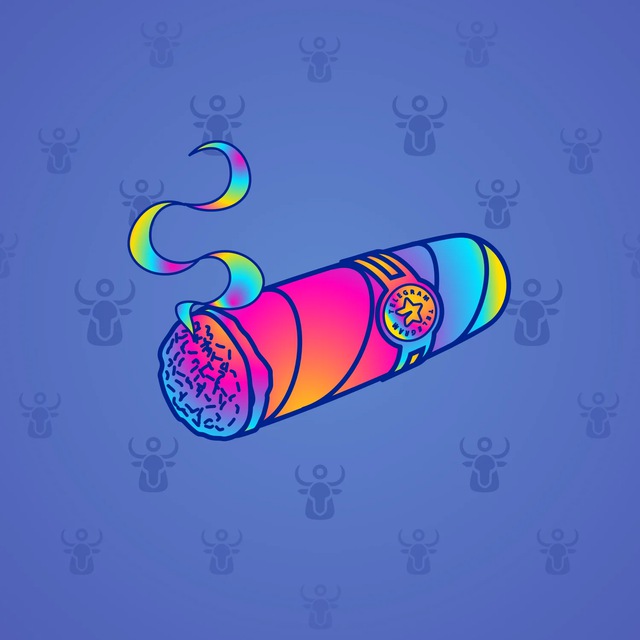 NFT-подарок Vintage Cigar Rainbow Road