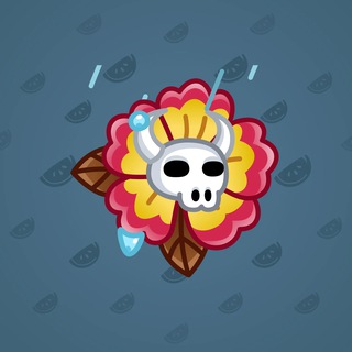 Skull Flower #1012