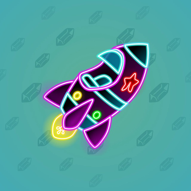 NFT-подарок Stellar Rocket Neon Fuel