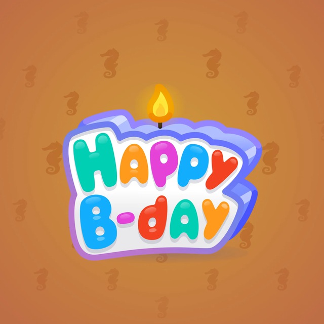 NFT-подарок B-Day Candle Stardust