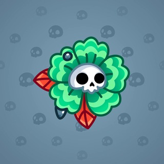 Skull Flower #17037